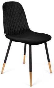 Stolička NOIR zamatová čierna SS22 933466
