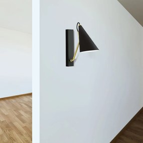 Toolight Toolight, nástenné svietidlo 1xE27 APP1142-1W, čierna-zlatá, OSW-14008