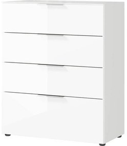 XXXLutz KOMODA, biela, 83/102/42 cm Premium Living - Obývacie zostavy - 001258027009