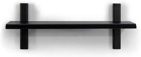 Čierna kovová polica 60 cm Hola – Spinder Design