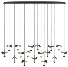 Eglo 390343 - LED Stmievateľný luster na lanku DRACERA 17xLED/2,3W/230V 3000K