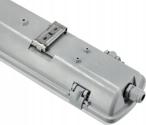 Sada LED svietidiel 120 cm, 36 W, 3600 lm, 6000 K, do garáže, s plechom