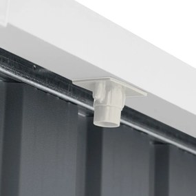 Záhradný domček BestBerg ZDSL-6A / 6,6 m² / 238 x 279 x 203 cm / sivá