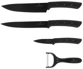 4 dielna sada nožov so škrabkou