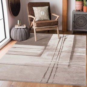 Dekorstudio Moderný koberec MODA SOFT béžový 574 Rozmer koberca: 80x300cm