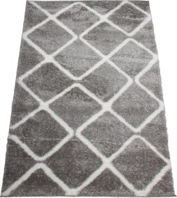 Koberec Boho 613 D.GREY/CREAM rozmery koberec: 60x100 cm
