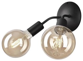 Lamkur Nástenné svietidlo VIGGO 2xE27/60W/230V KM-2.122/czarny