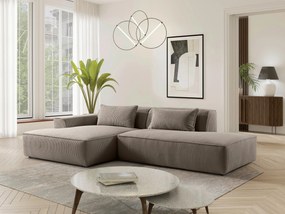 XXXLutz ROHOVÁ SEDAČKA, plast, textil, kompozitné drevo, cappuccino MID.YOU - Sedačky - 000694009609