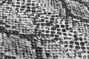 Dywany Łuszczów Kusový koberec Sion Sisal Snake`s skin 22162 ecru/black – na von aj na doma - 180x270 cm