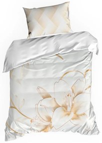 Dekorstudio Posteľné obliečky z bavlneného makosaténu BLANCA11 Rozmer posteľných obliečok: Šírka x Dĺžka: 140x200cm + 1ks 70x80 cm