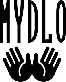 Označto Štítok/nálepka do kúpeľne Mydlo - SLIM, ruky Farba písma: Strieborná