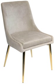 Bielo sivá jedálenská stolička ELEGANCE 85cm