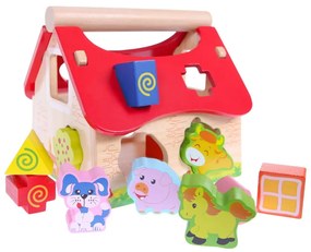 Drevený domček farma so zvieratkami Eco Toys