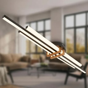 Brilo - LED stropné svietidlo TINKA LED/30W/230V 3000K čierne