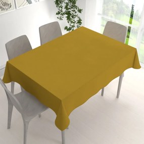 Biante Veľký dekoračný obdĺžnikový obrus BKU-102 Okrový 180x260 cm