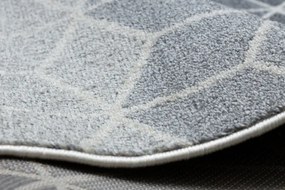 Koberec HEOS 78590 krém / strieborný / antracit CUBE KOCKA