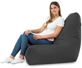 Kreslo Bali plyš sivé