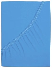 Jersey plachta z mako bavlny LUXORA 90x200 cm svetlomodrá
