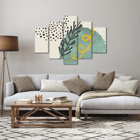 Obraz - Abstraktné listy N⁰1 (150x105 cm)
