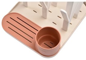 Beaba - Odkvapkávač na fľaše béžová/oranžová