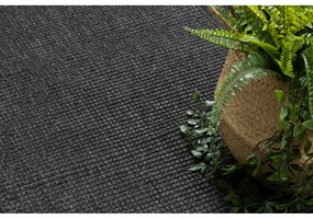 Kusový koberec Duhra čierny atyp 80x250cm