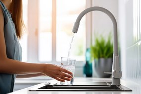 Invena Magic, stojanková drezová batéria s flexibilným ramenom a filtrom na pitnú vodu, šedá matná, INV-BZ-02-F05-V