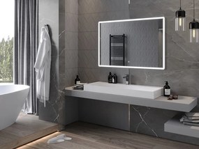 Mexen Navia, LED kúpeľňové zrkadlo s podsvietením 120 x 80 cm, 6000K, ochrana proti zahmlievaniu, 9803-120-080-611-00