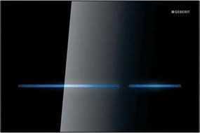 Geberit 116.090.SG.6- Bezdotykové splachovacie tlačidlo Sigma80 24,7x16,4 cm IP45 čierne