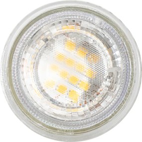 Sada 5 stmievateľných LED žiaroviek GU10 50 mm číra 2,5 W 450 lm 2700 K
