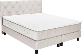 XXXLutz BOXSPRINGOVÁ POSTEĽ, 180/200 cm, béžová Esposa - Postele - 001877067001