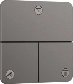 Hansgrohe ShowerSelect Comfort Q, ventil pod omietku pre 3 spotrebiče, kartáčovaný čierny chróm, HAN-15587340