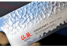 nůž Santoku (167mm) Suncraft Senzo Classic Damascus vg-10