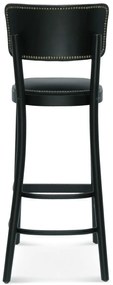 FAMEG Novo - BST-9610/6 - barová stolička Farba dreva: buk premium, Čalúnenie: látka CAT. B