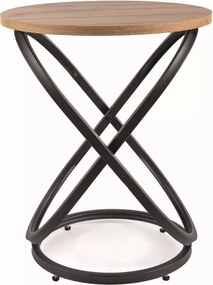 Konferenčný stolík EOS II dub artisan/čierny mat