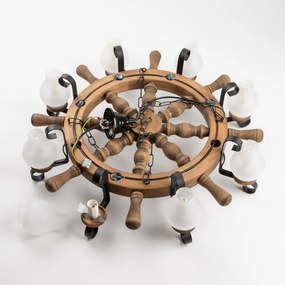 Brilagi - Luster na reťazi TIMONA 8xE14/40W/230V pr. 70 cm buk