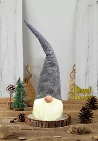 Tutumi Tutumi, LED vianočný svietiaci škriatok 40cm YX039, šedá, CHR-09633