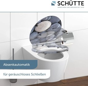 Eisl Sanitär WC sedadlo MDF Soft Close Grey Stones 80130