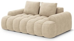 Béžová zamatová pohovka 175 cm Linz – Cosmopolitan Design