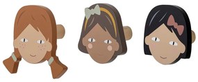 Nástenné háčiky v súprave 3 ks Rosalia – Bloomingville Mini