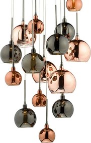 Där Lighting AUR1564 - Závesný luster na lane AURELIA 15xG4/10W/230V