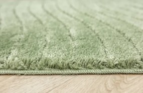 Kúpeľňový koberček Sara Sage zelený Fale
