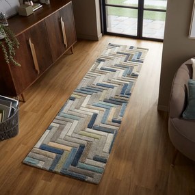 Flair Rugs, Behúň Moda Russo Natural/Multi, 60x230, viacfarebná, chodba / predsieň
