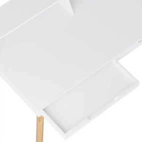 Písací stôl Eaton 110 - v85 x 110 x 60 cm - Biela