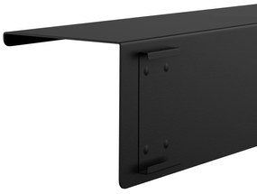 Poličky na stenu JOANNE 700 mm, čierna