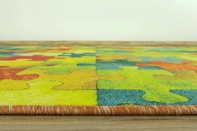Koberec Puzzle viacfarebný