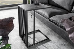 Príručný stolík na architektúru 60 cm mramorový vzhľad