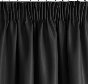 ZATEMŇOVACÍ ZÁVES NA PÁSKE AGGIE 140X270 CM ČIERNA