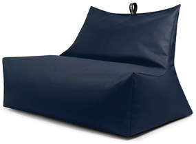 Tmavomodrý sedací vak z imitácie kože Icy Sofa – So Soft?