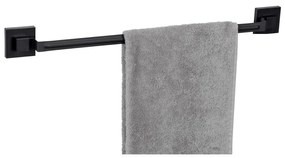 WENKO 71445800 - Tyč na uteráky VACUUM-LOC QUADRO ED 60,5x6 cm čierna