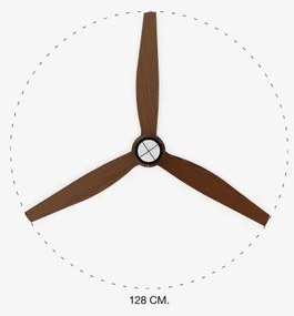 FARO 33395-10 - LED Stropný ventilátor JUST FAN LED/16W/230V pr. 128 cm + DO